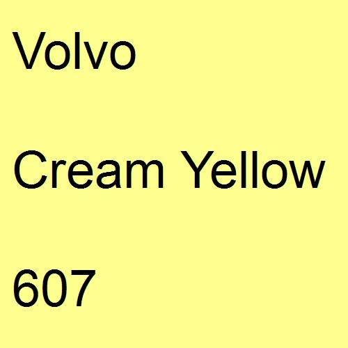 Volvo, Cream Yellow, 607.